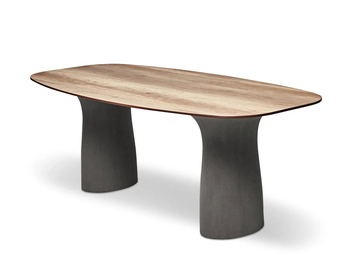 Duetto Moleskin Table — Sculptural Indoor/Outdoor Side Table by Serralunga