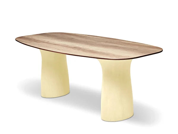 Duetto Moleskin Table — Sculptural Indoor/Outdoor Side Table by Serralunga