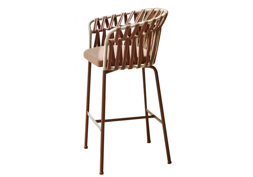 Emma Cross Counter Stool | Designed by Monica Armani | Varaschin