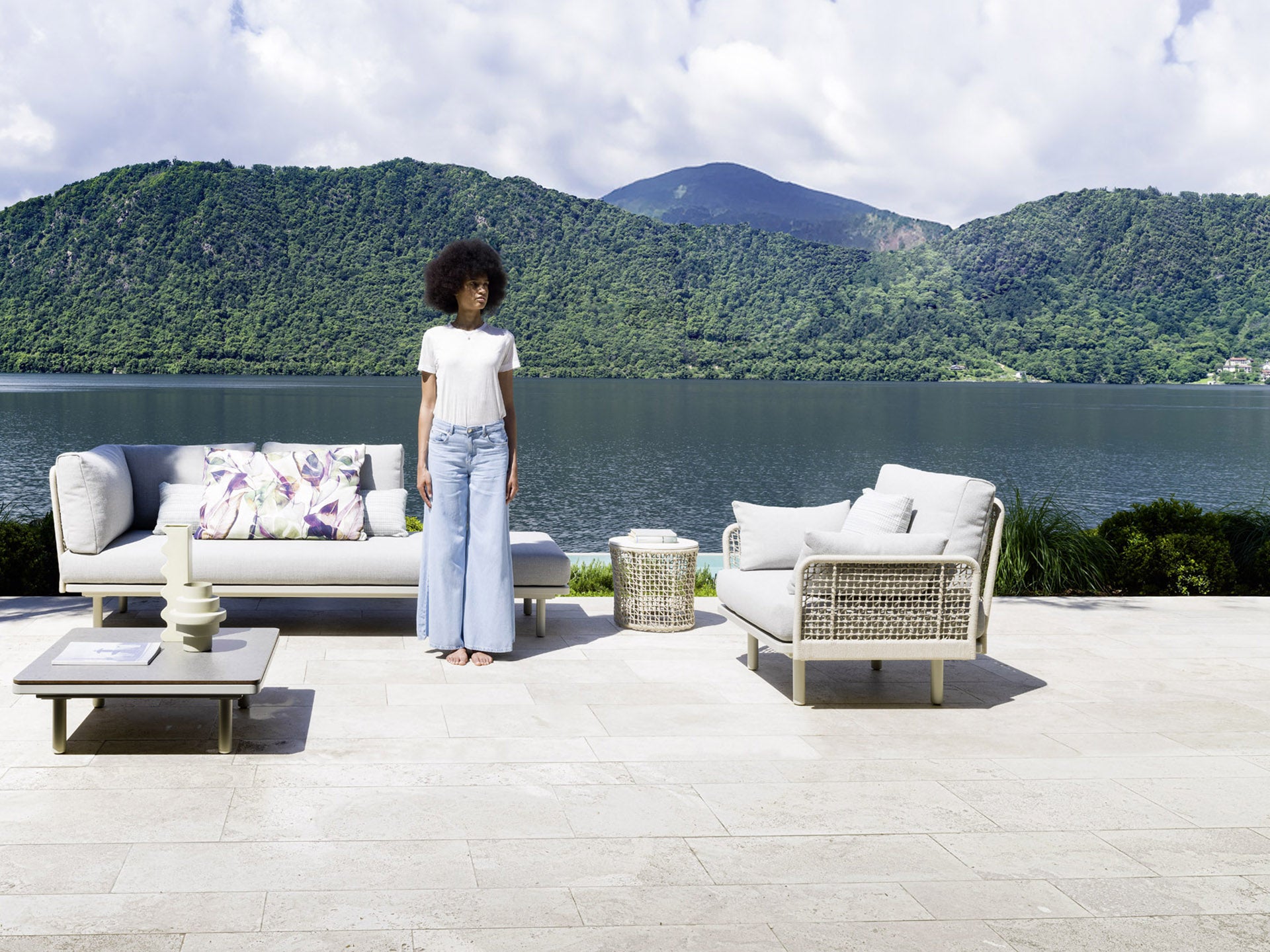 Emma Outdoor Armchair | Designed by Monica Armani | Varaschin