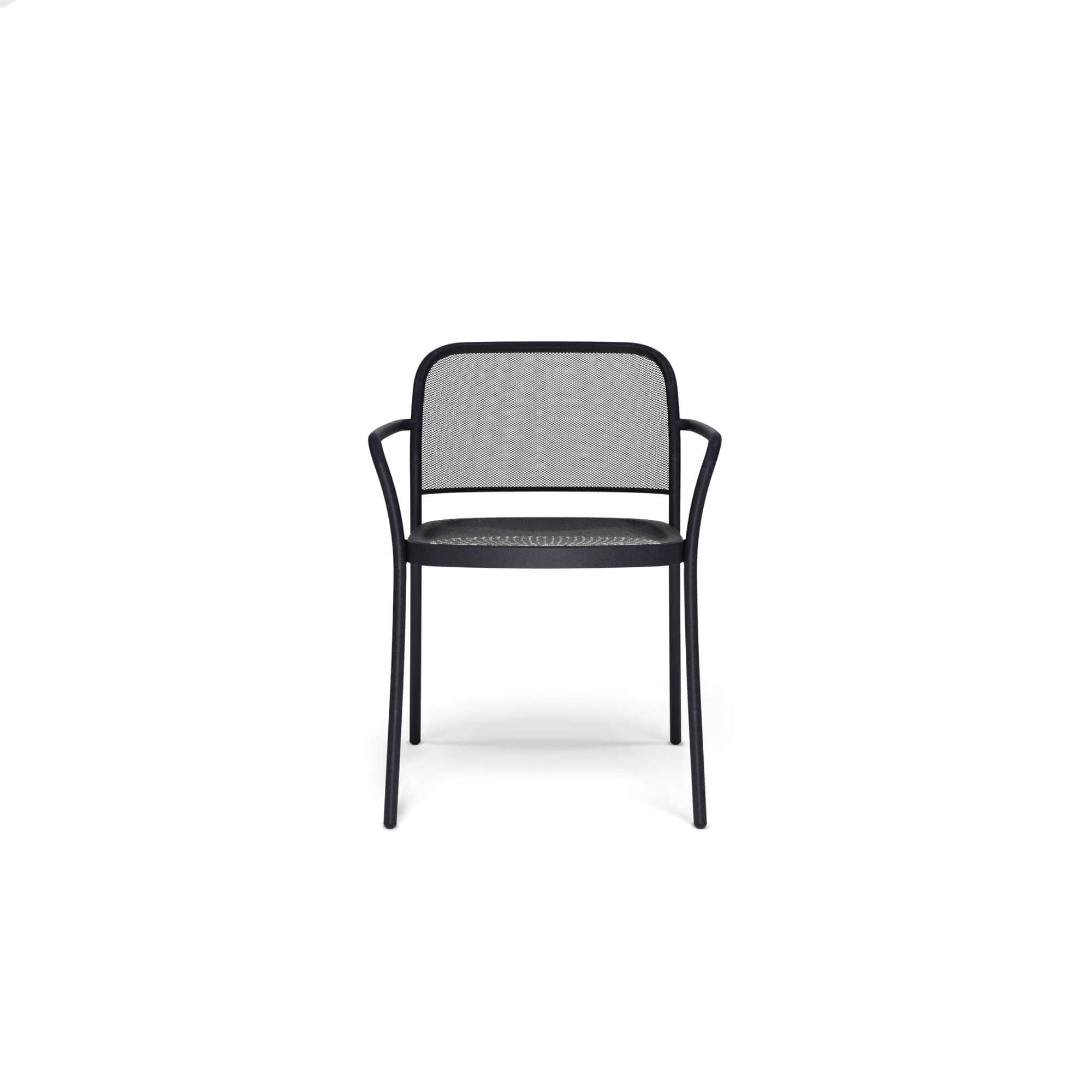 Café Stackable Chair with Armrests | Set of 2 | EMU