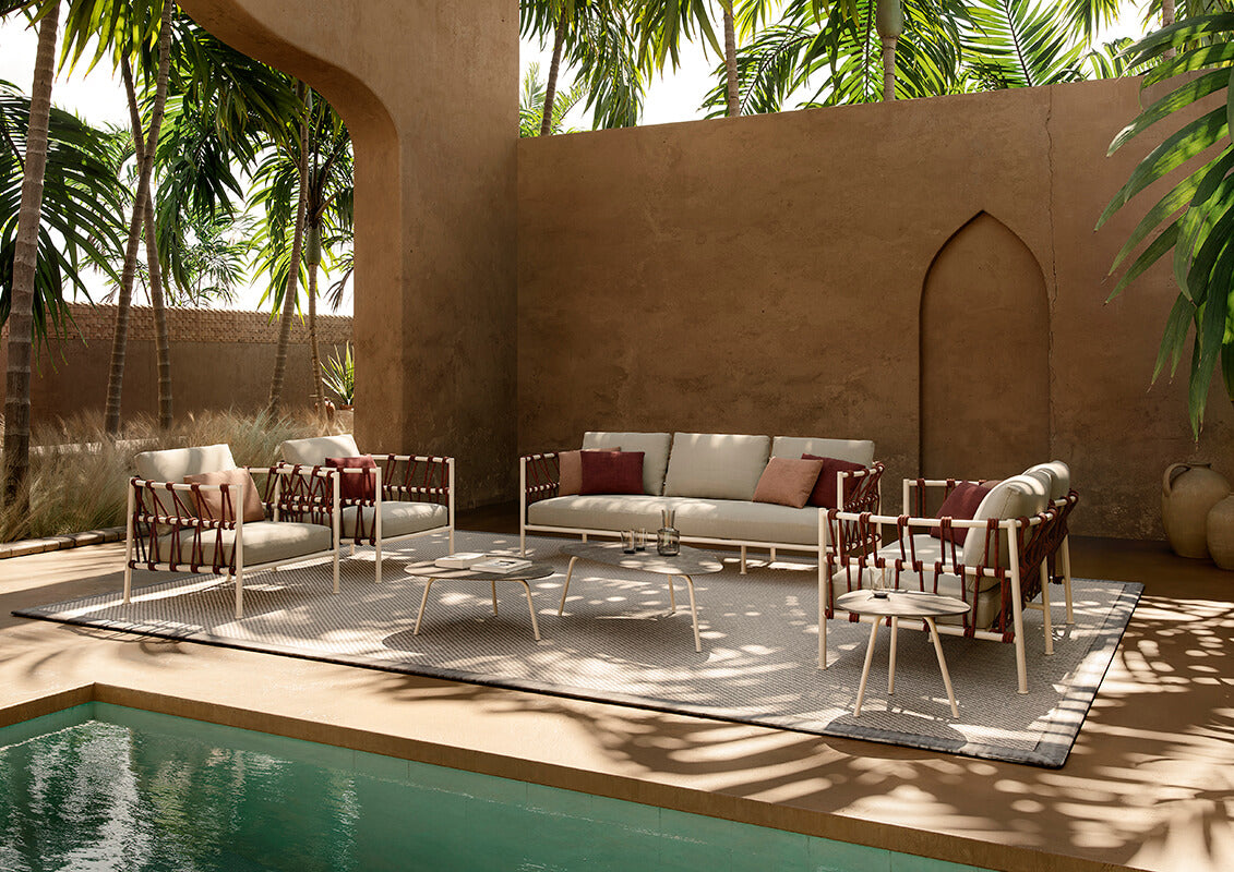 Antigua Aluminium & Synthetic Rope Sofa by EMU