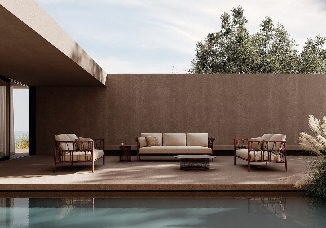 Antigua Aluminium & Synthetic Rope Sofa by EMU
