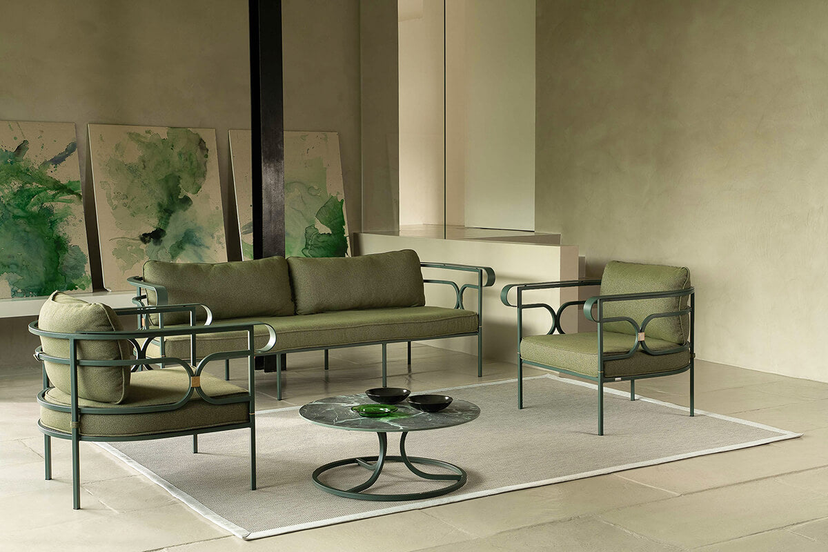 Emu Collier Sofa in Steel – Luxury Outdoor Seating