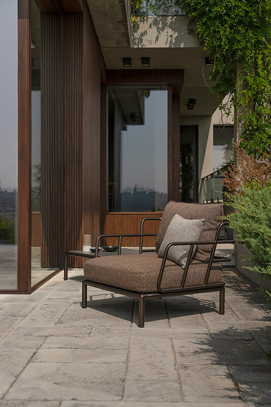 EMU Saint Martin Steel 1‑Seater Sofa – Contemporary Outdoor