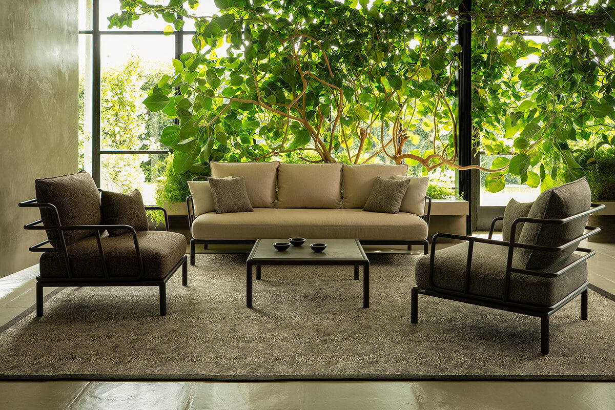EMU Saint Martin Steel 1‑Seater Sofa – Contemporary Outdoor