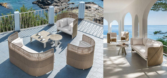 Esedra 3 Seater High Back Sofa | Outdoor Luxury Furniture | Ethimo