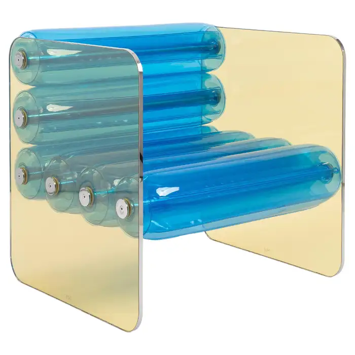 MV01 designer armchair TPU Blue MW Designer Furniture