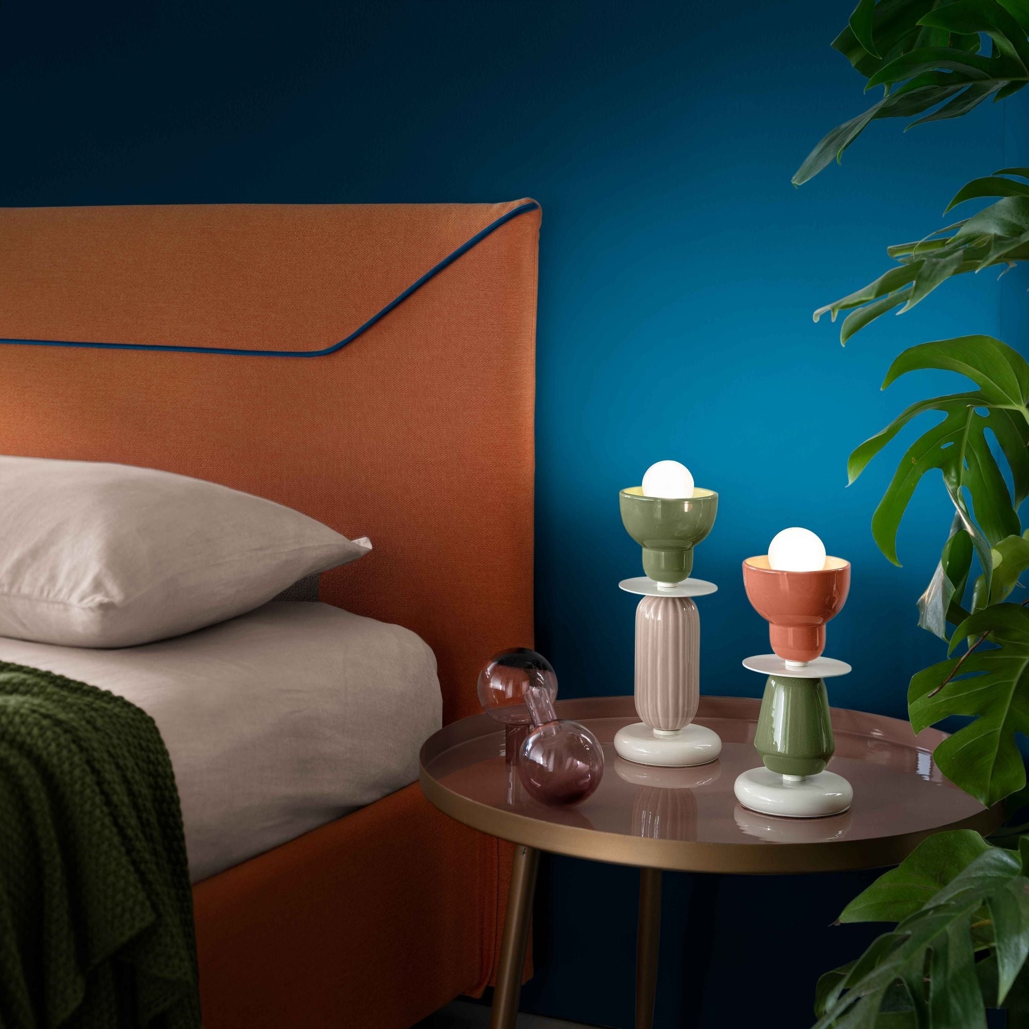 Berimbau C2602 Table Lamp | Ferroluce Ceramic Lighting