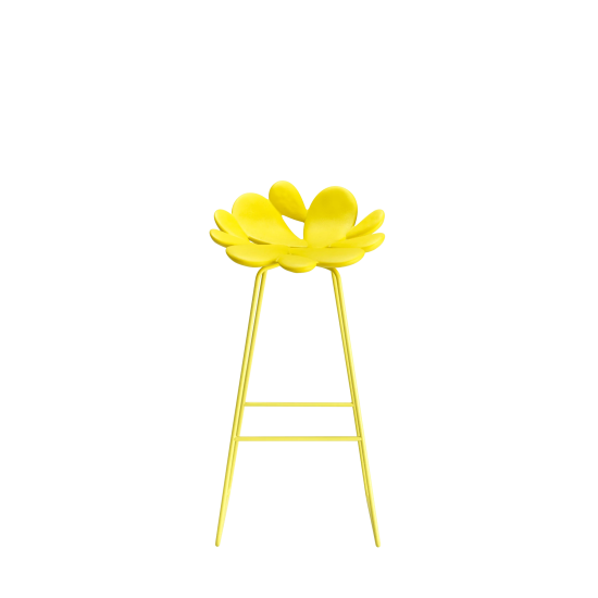 Qeeboo Filicudi Barstool in outdoor setting with sculptural cactus‑inspired design