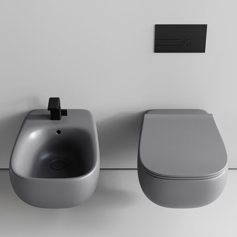 Fluo Wall Hung Toilet Luxury Bathroom Ceramica Flaminia