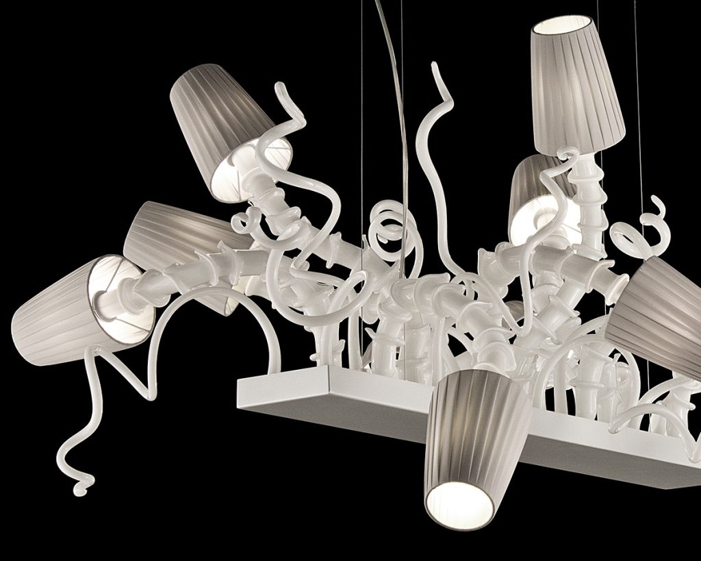 Folie Suspension Lamp | Multiforme Italian decorative lighting