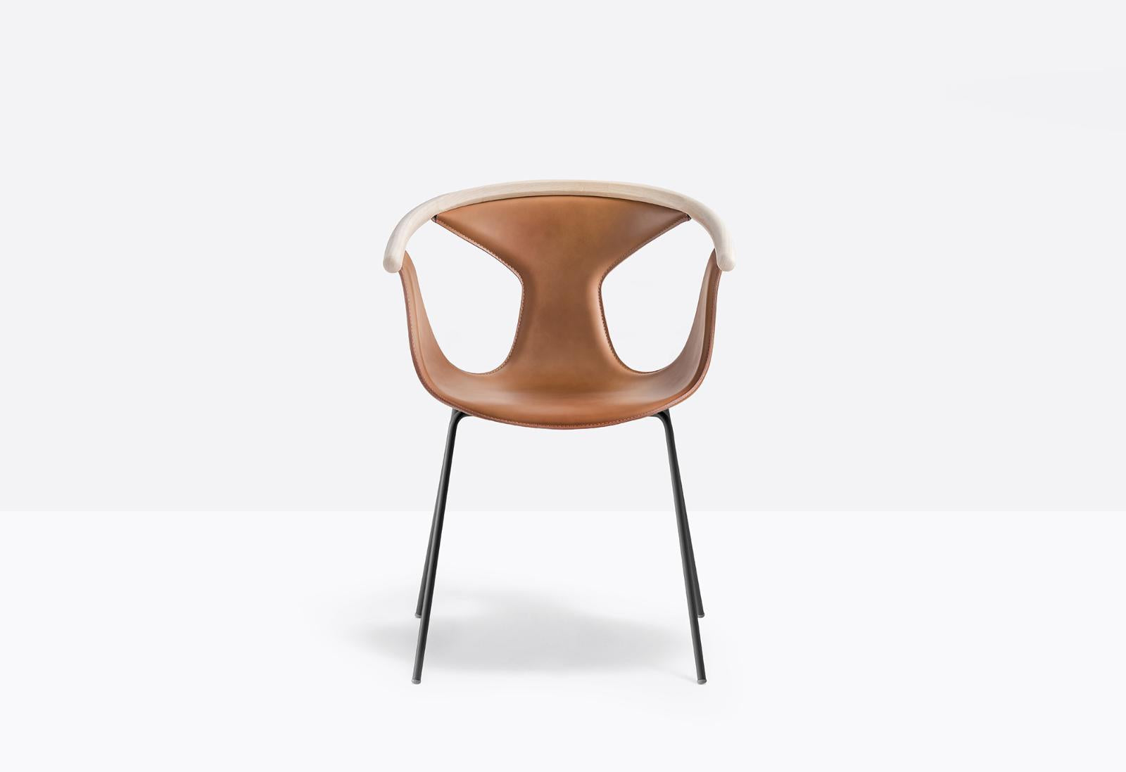 Fox 3728 Dining Chair with Armrests | Luxury Design | Pedrali