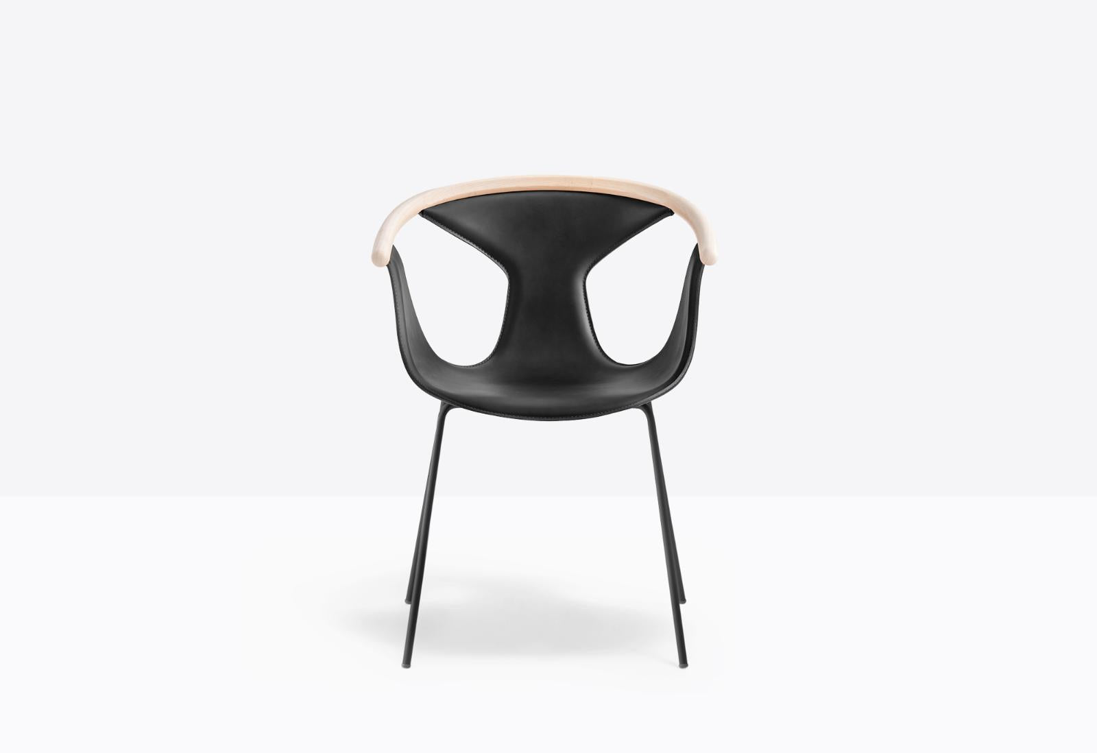 Fox 3728 Dining Chair with Armrests | Luxury Design | Pedrali