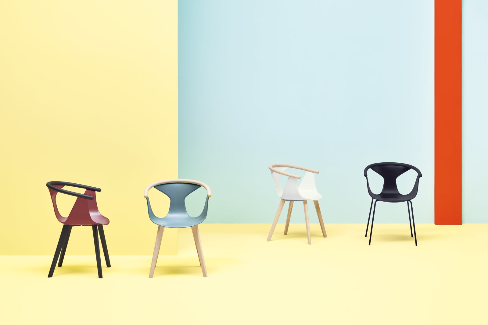 Fox 3726 Stackable Dining Chair with Armrests | Luxury Design | Pedrali