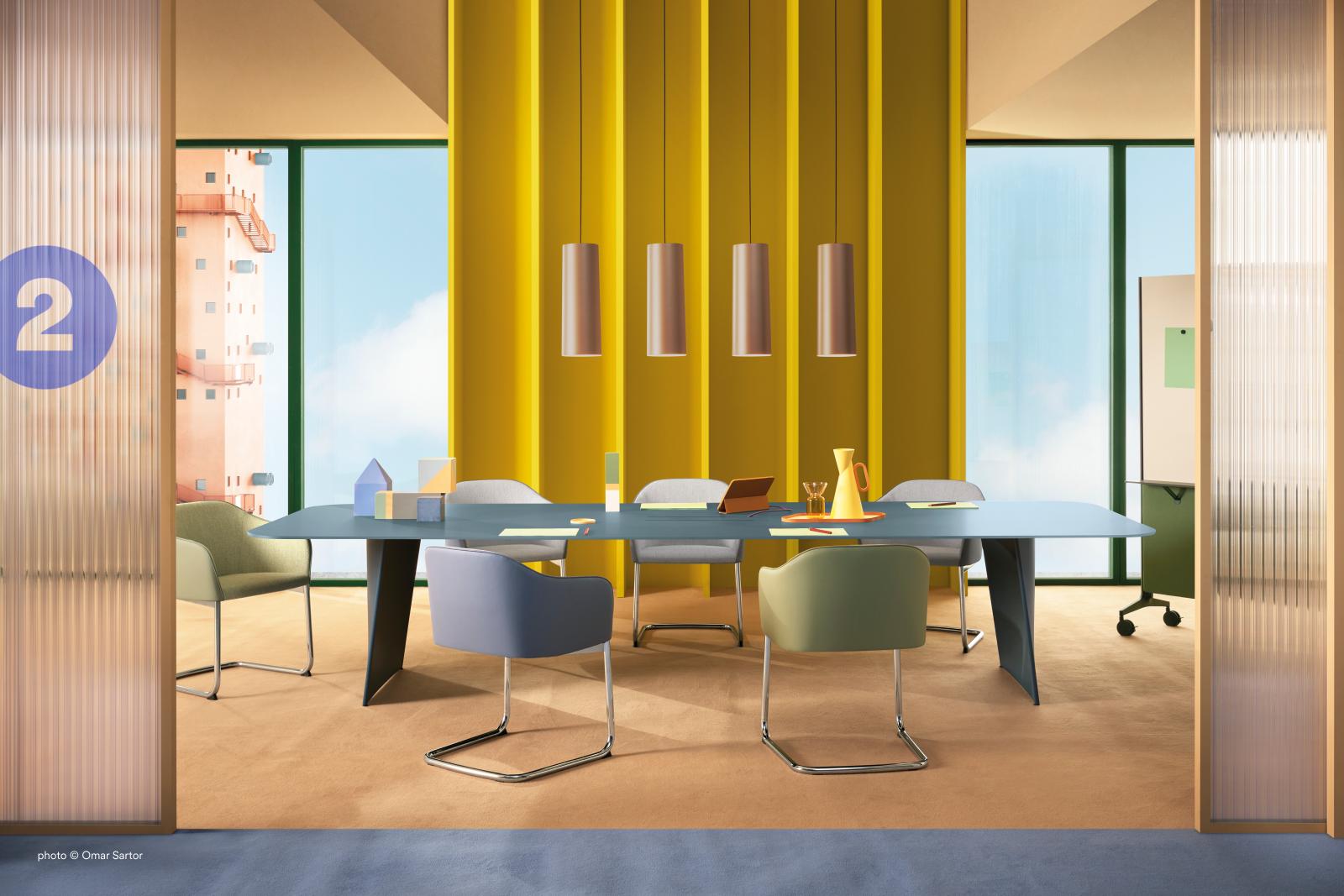 Frank TFK CC Office Table | Luxury Design | Pedrali