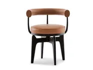 Indochine Swivel Chair with Armrests | Stile