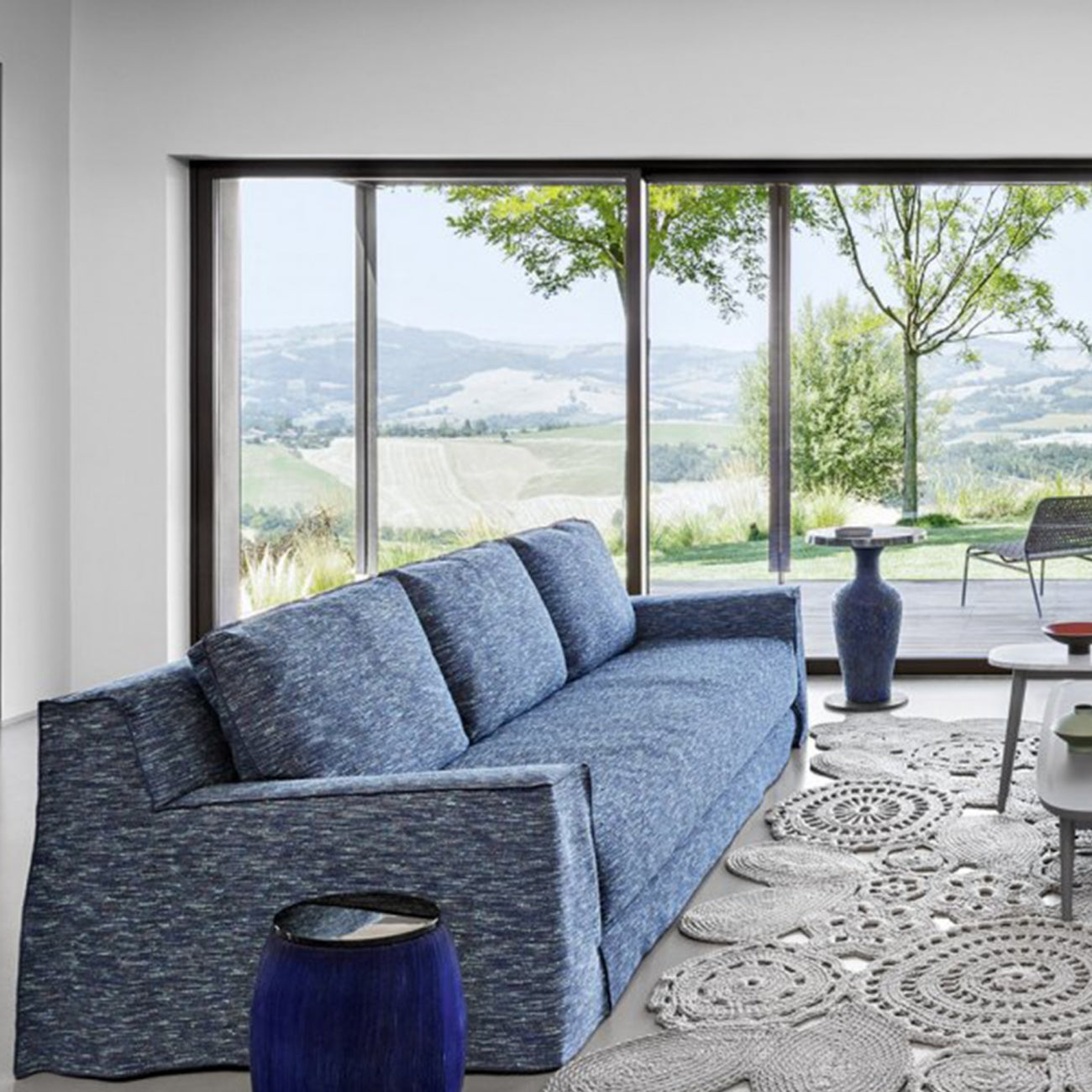 Loll 14 Four Seater Sofa | Luxury Furniture | Gervasoni