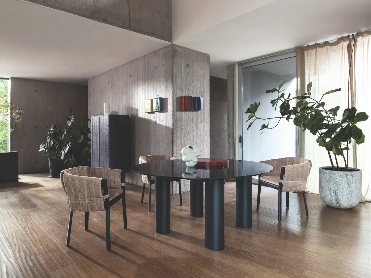 Daen 36 Round Dining Table | Luxury Furniture Gervasoni