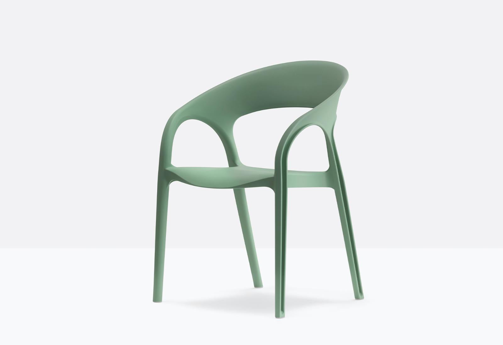 Gossip 621 Stackable Chair with Armrests | Luxury Design | Pedrali