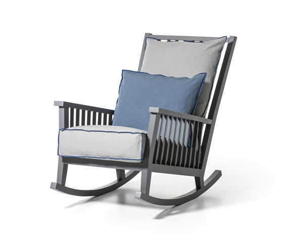Gray 09 Rocking Armchair | Luxury Furniture Gervasoni