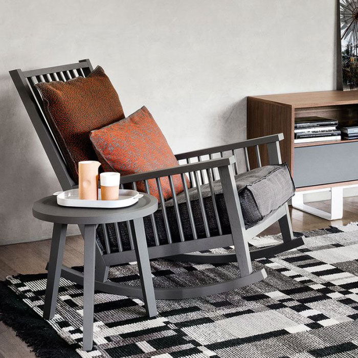 Gray 09 Rocking Armchair | Luxury Furniture Gervasoni