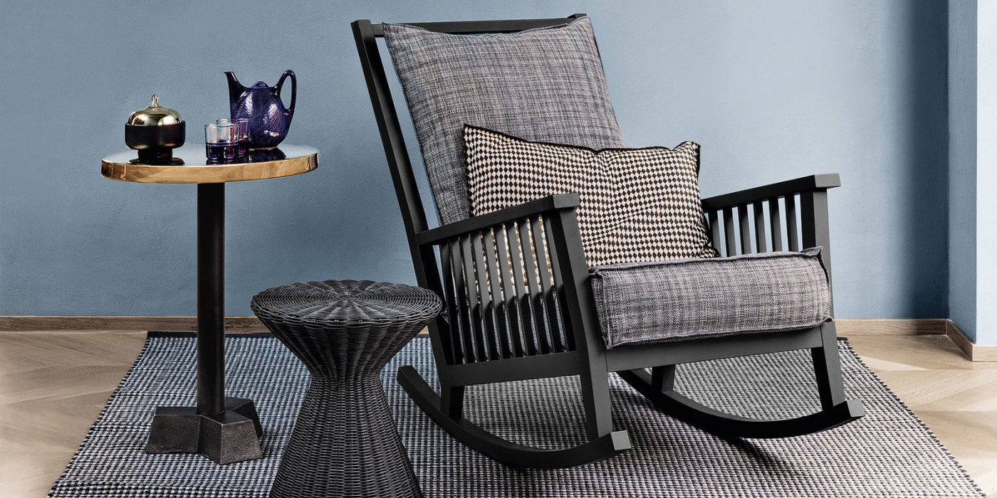 Gray 09 Rocking Armchair | Luxury Furniture Gervasoni