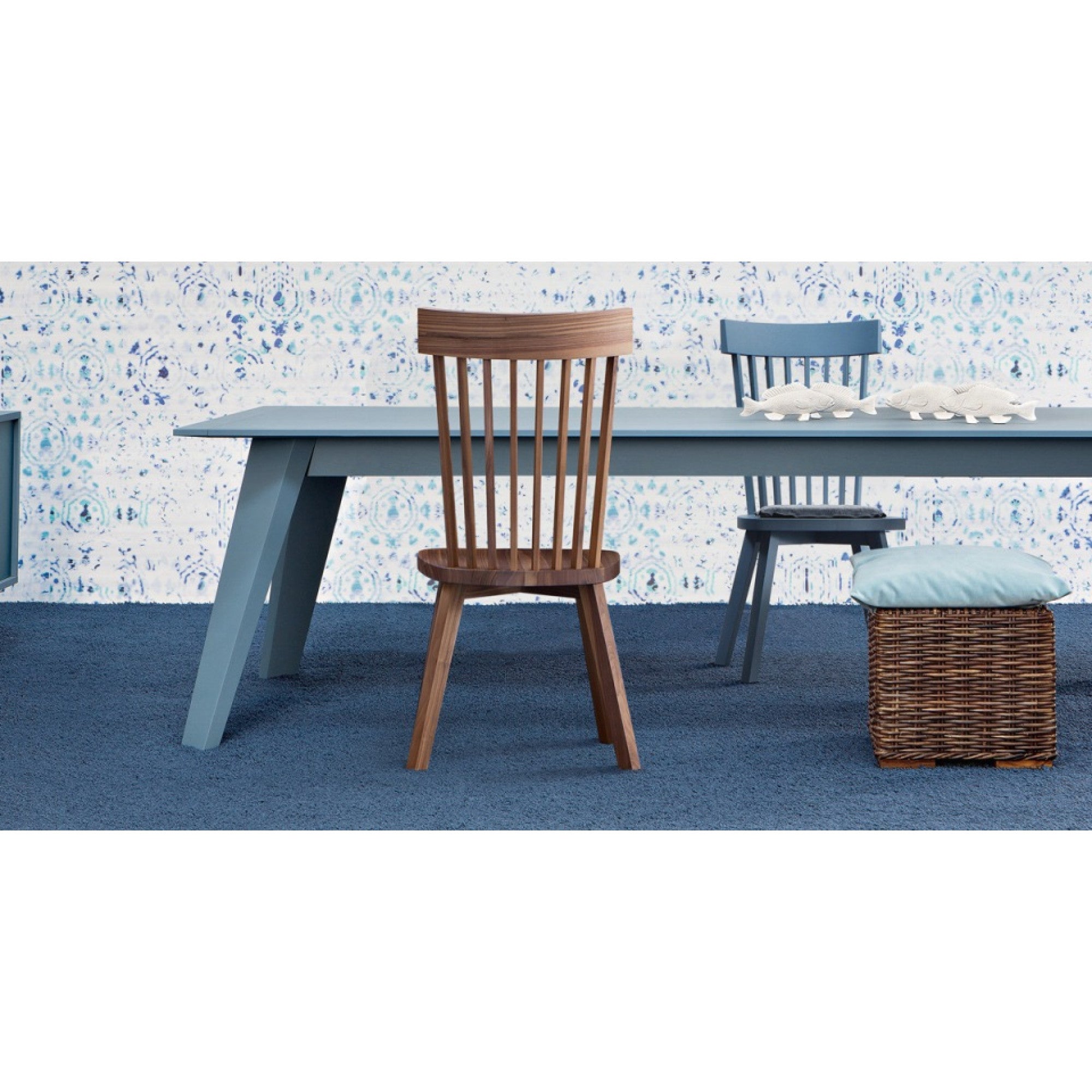 Gray 21 Dining Chair with High Backrest | Gervasoni