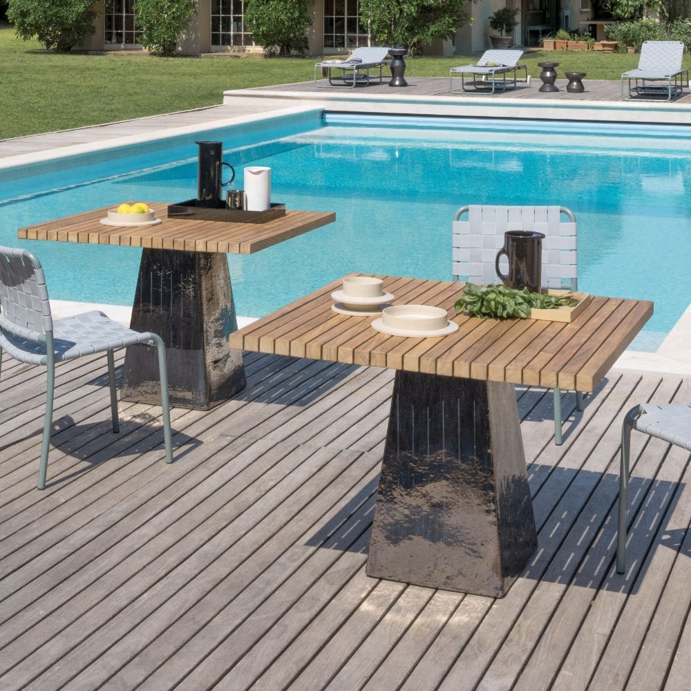 InOut 35 Square Dining Table |  Luxury Furniture Gervasoni