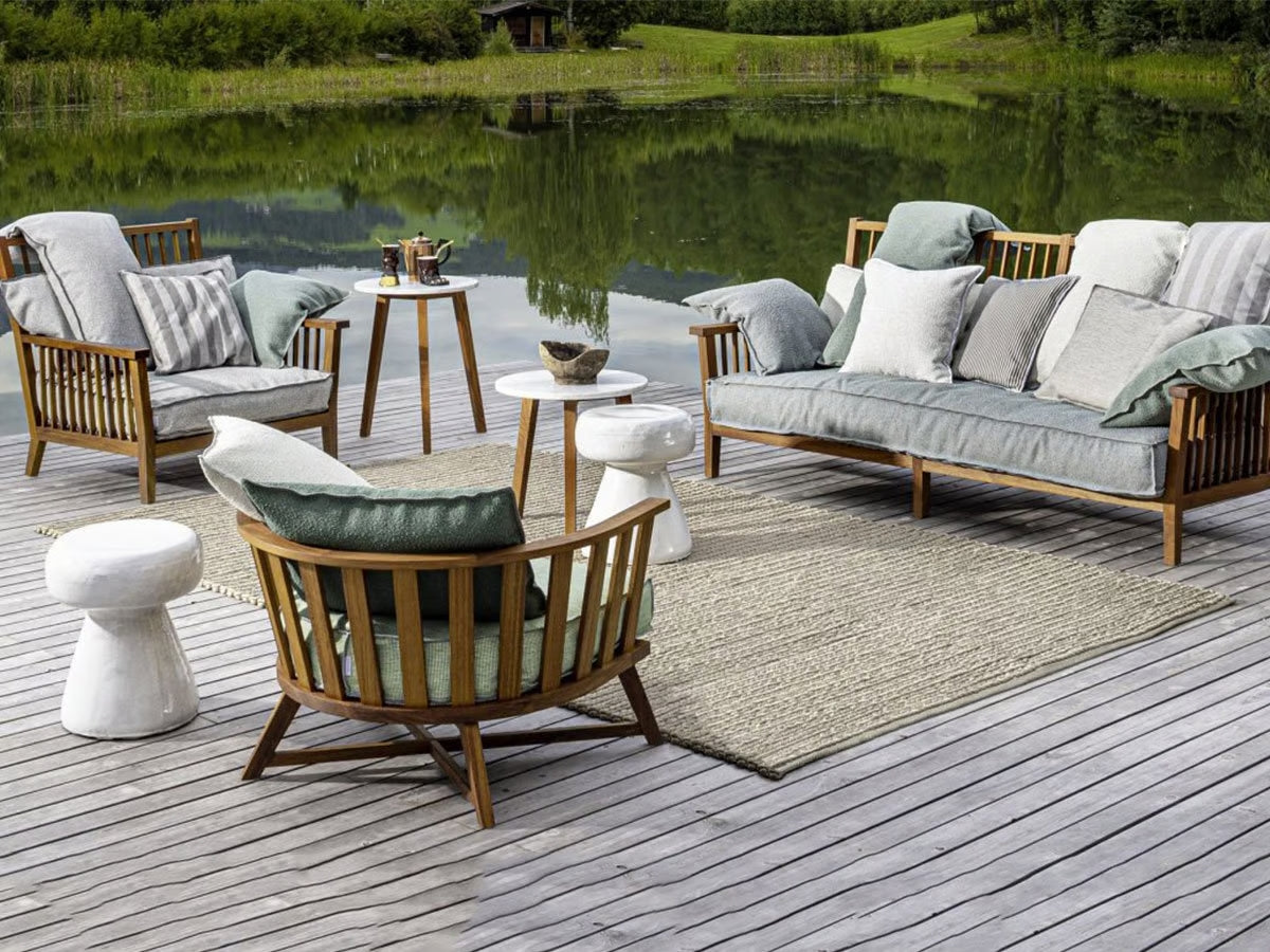 InOut 707 Lounge Chair with Armrests Luxury Furniture Gervasoni