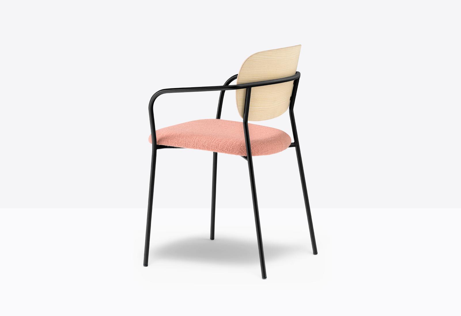 Jazz 3705 Stackable Dining Chair with Armrests | Luxury Design | Pedrali
