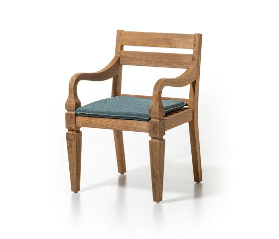 Jeko 24 Dining Chair with Armrest | Luxury Furniture | Gervasoni