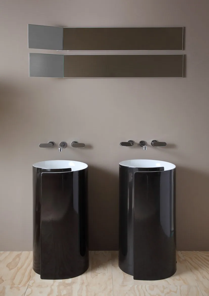 Monoroll Round Freestanding Washbasin Ceramica Flaminia