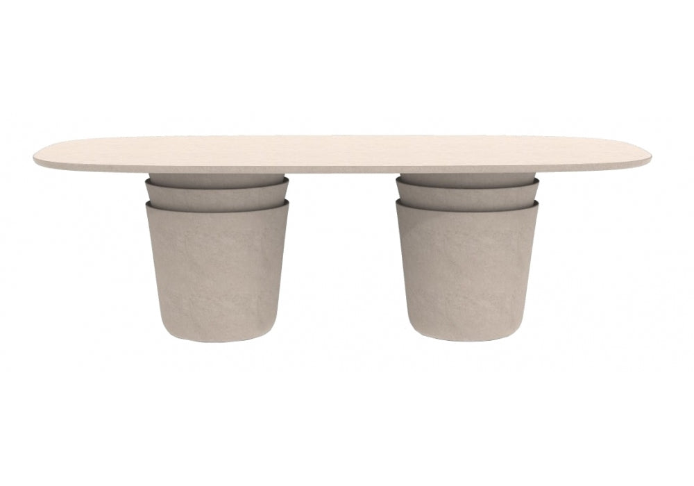 Kasane 31 33 Oval Dining Table | Luxury Furniture | Gervasoni