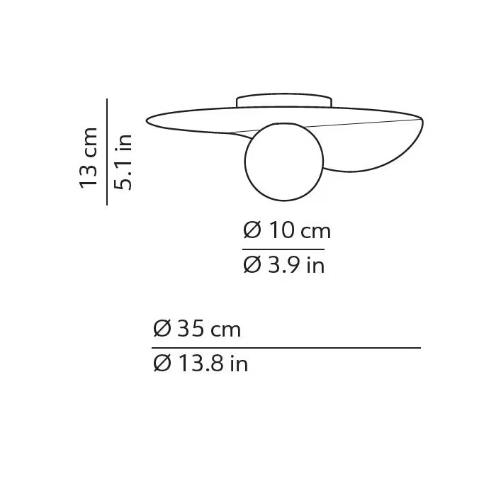 Flow Ceiling Lamp | Luxury Lighting | KDLN