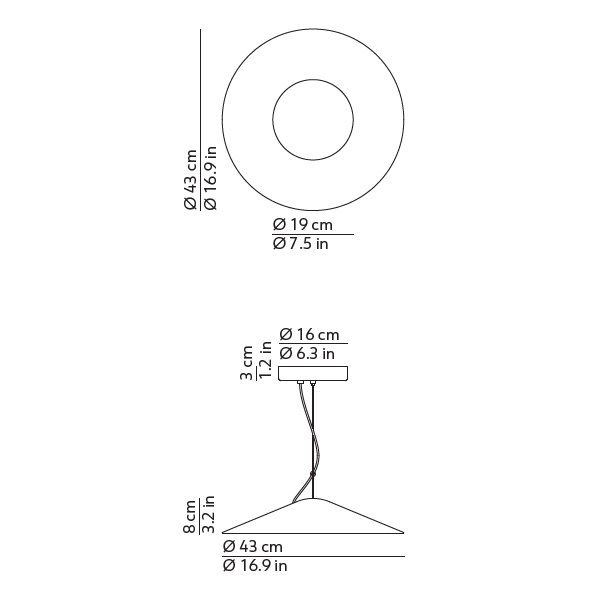 Kate 43 Suspension Lamp | Luxury Lighting | KDLN