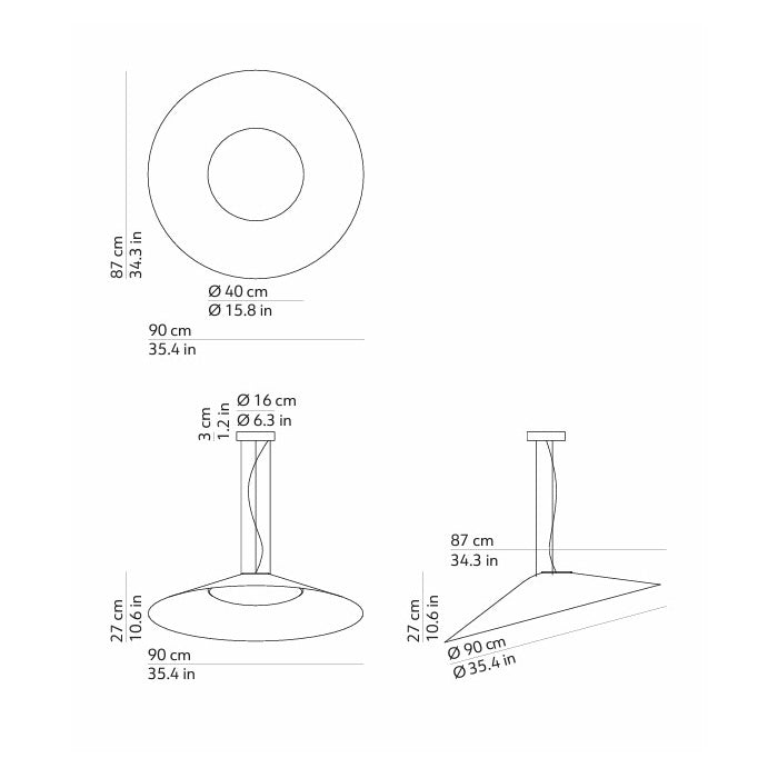 Kundalini Kate Suspension Lamp | Contemporary Pendant Light