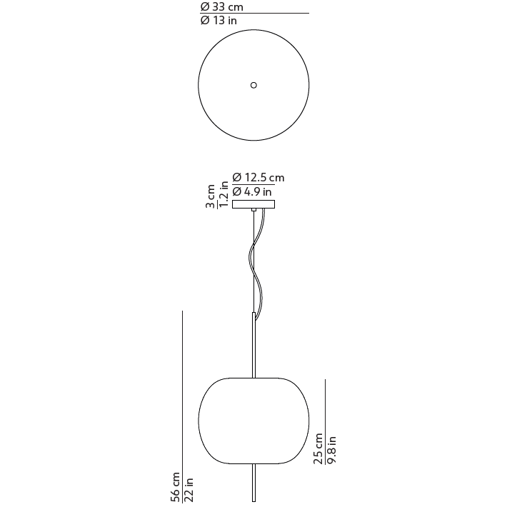 Kushi Suspension Lamp | Luxury Lighting | KDLN