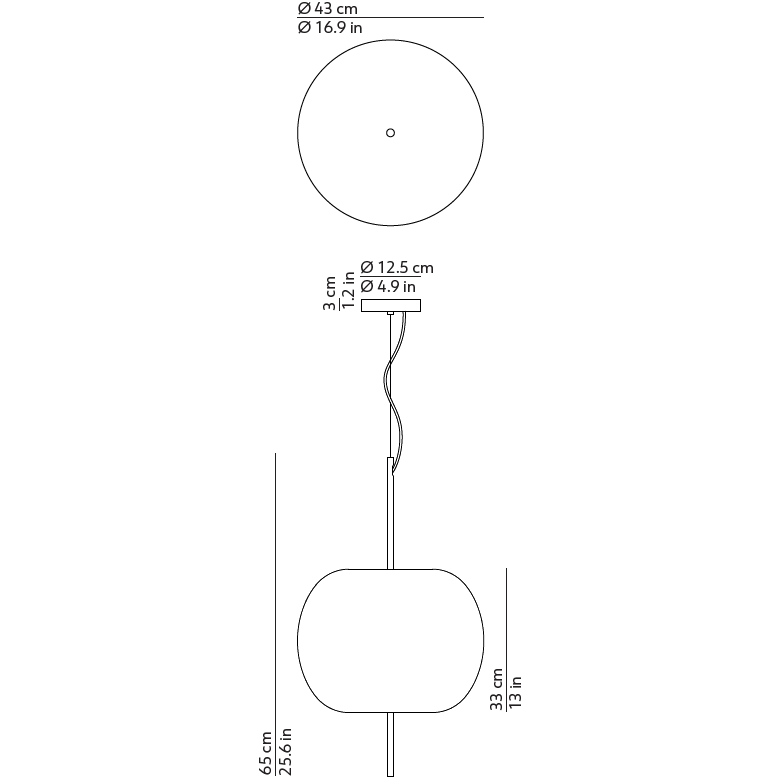 Kushi Suspension Lamp | Luxury Lighting | KDLN