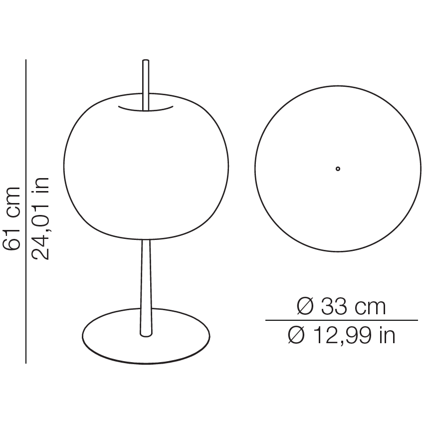 Kushi XL Table Lamp | Luxury Lighting | KDLN