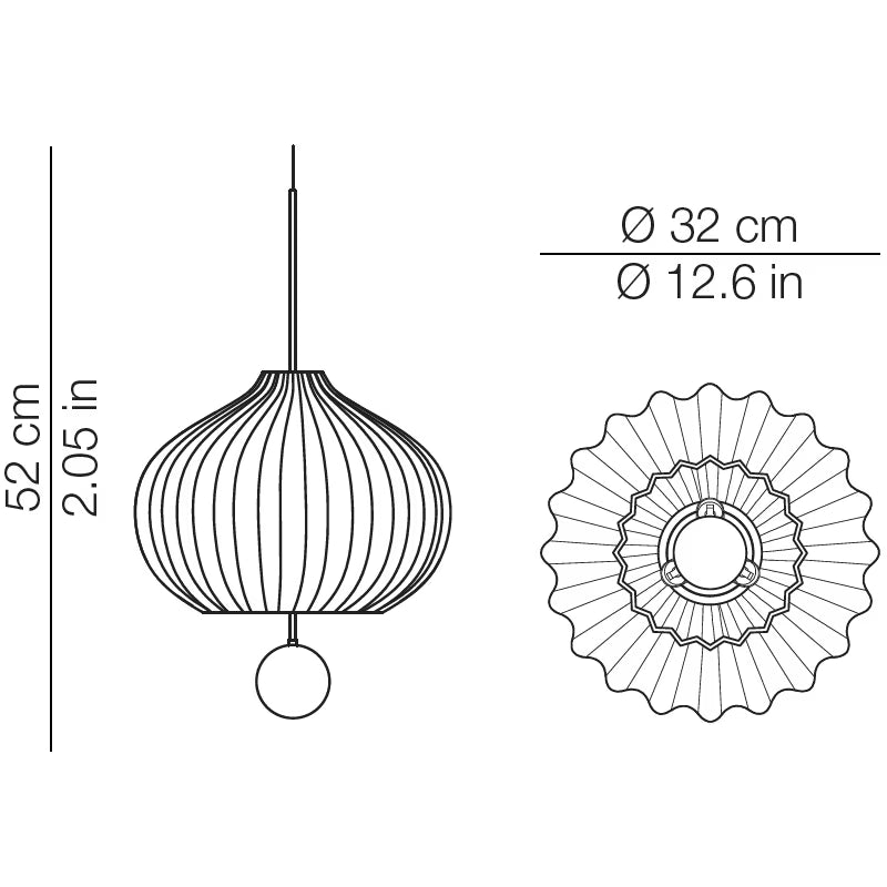 Lilli Suspension Lamp | Luxury Lighting | KDLN