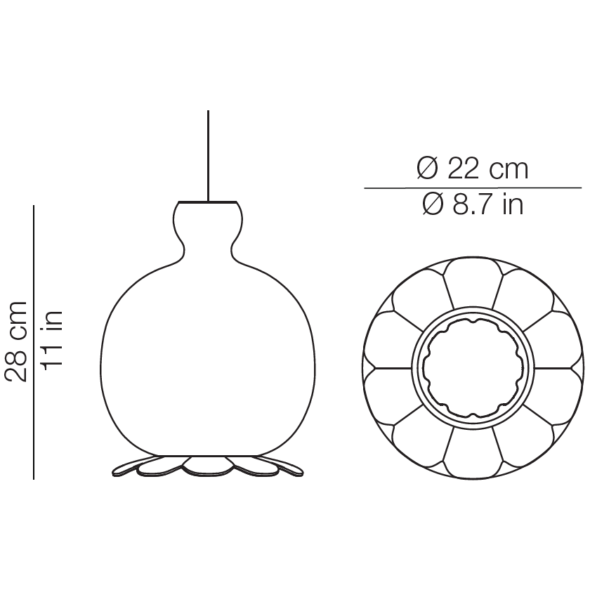 Opyo Suspension Lamp | Luxury Lighting | KDLN