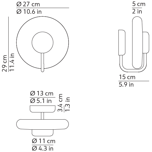 Tratto Wall Lamp | Luxury Lighting |  KDLN