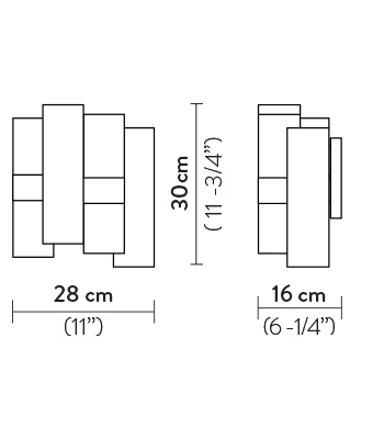 La Lollo Applique Wall Lamp | Slamp Sculptural Design Lighting