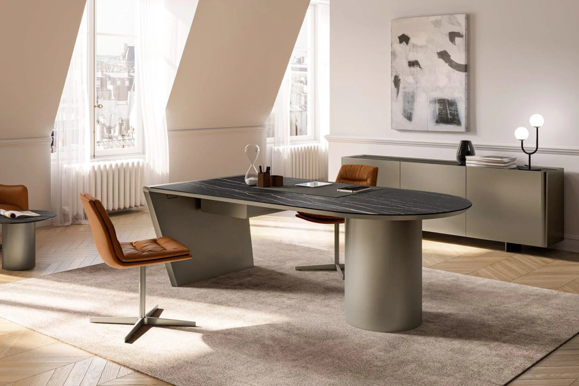 Cilindro Desk | Eforma Luxury Italian Design