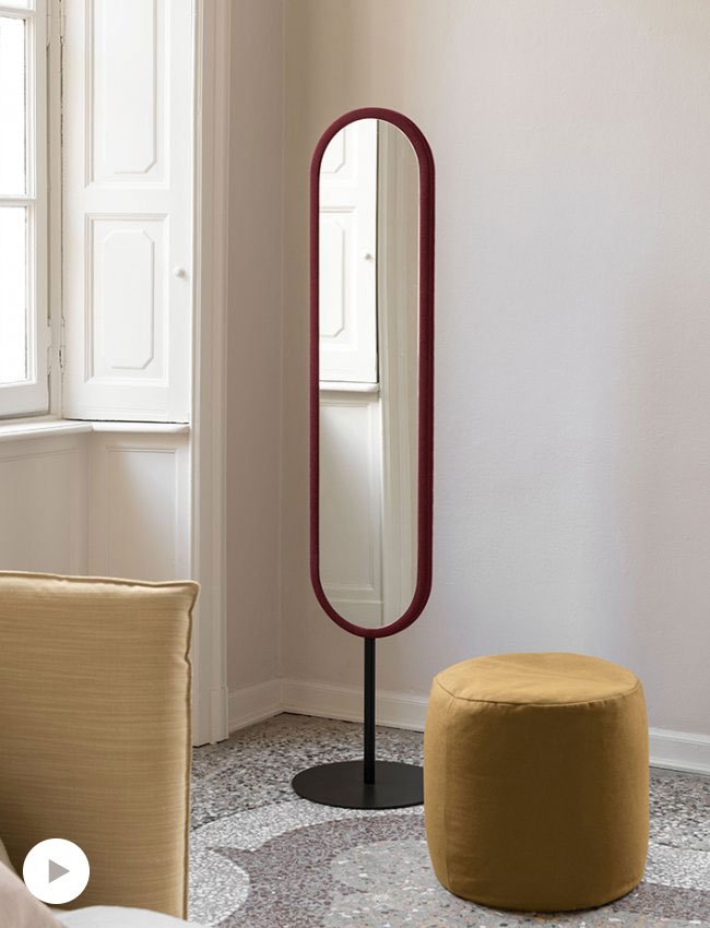 Lap Freestanding  Mirror | Bedroom Furniture | Bolzan Letti