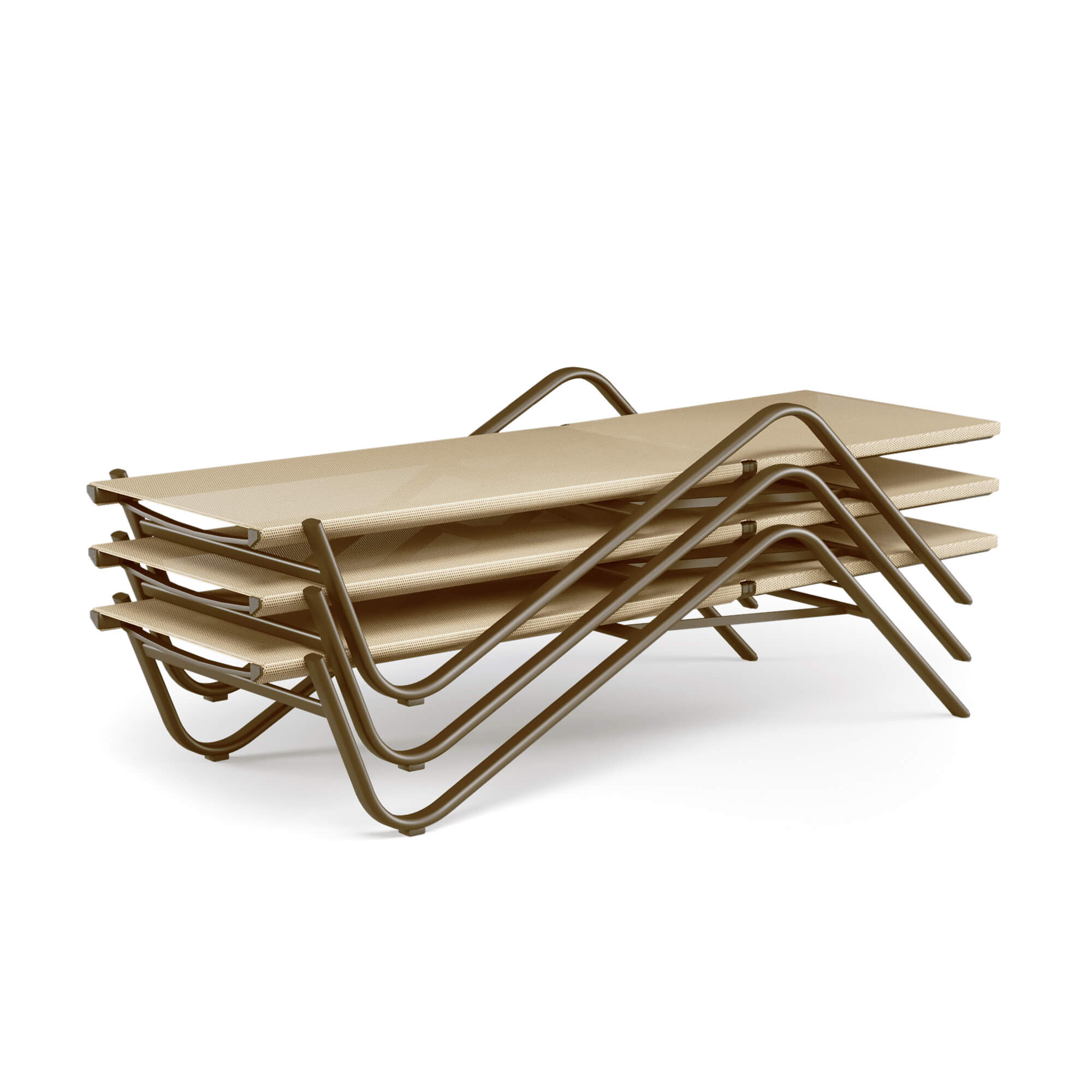 Holly Stackable Folding Sunbed | Set of 2 | EMU