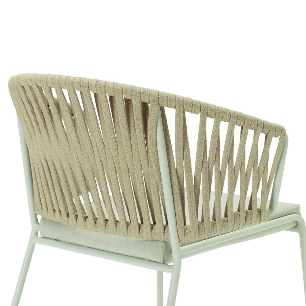 Lisa Filò Nest Chair with Armrests | Luxury Outdoor | Scab Design