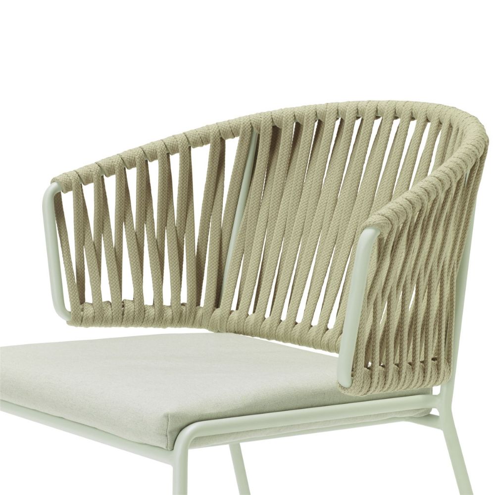 Lisa Filò Nest Chair with Armrests | Luxury Outdoor | Scab Design