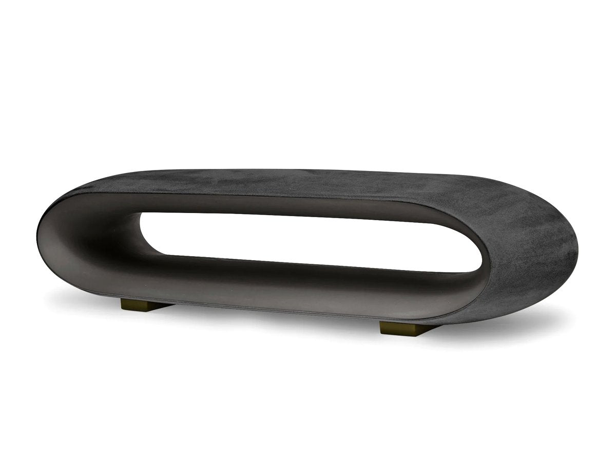 Loop Moleskin Bench — Soft‑Touch Italian Seating by Serralunga
